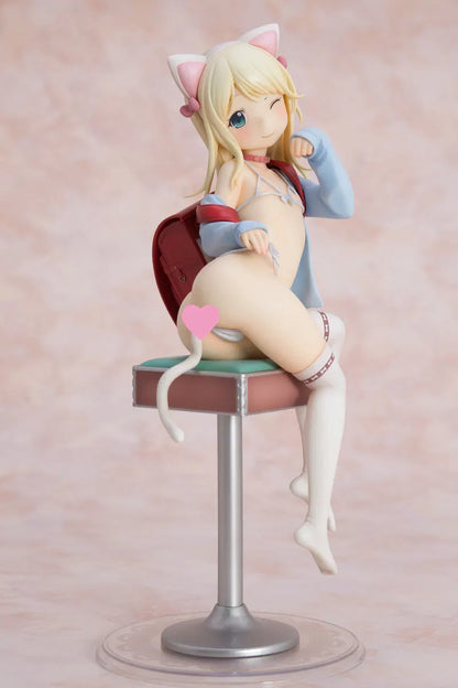 PRE ORDER – [18+] 1/7 HATSUKOI RIBBON - YUU WHITE CAT VER.