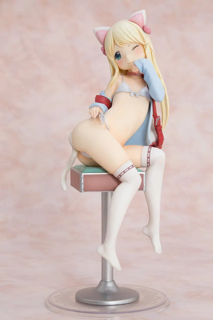 PRE ORDER – [18+] 1/7 HATSUKOI RIBBON - YUU WHITE CAT VER.