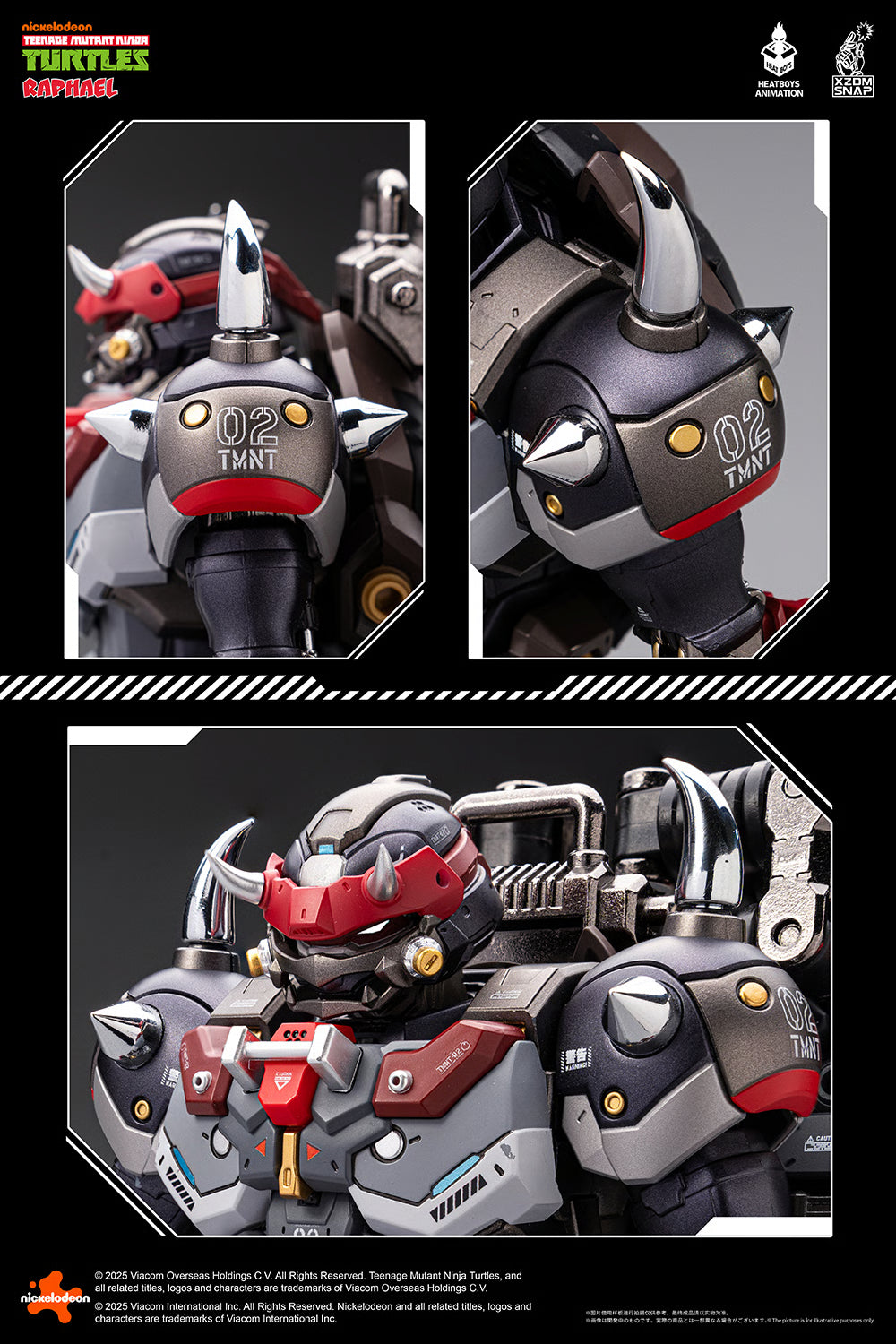 BACK ORDER – HEAT BOYS HB0095 TEENAGE MUTANT NINJA TURTLES RAPHAEL 40TH ANNIVERSARY VER.