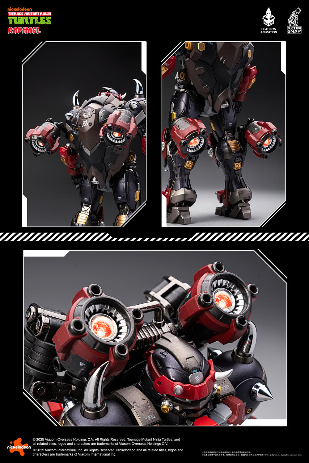 BACK ORDER – HEAT BOYS HB0095 TEENAGE MUTANT NINJA TURTLES RAPHAEL 40TH ANNIVERSARY VER.