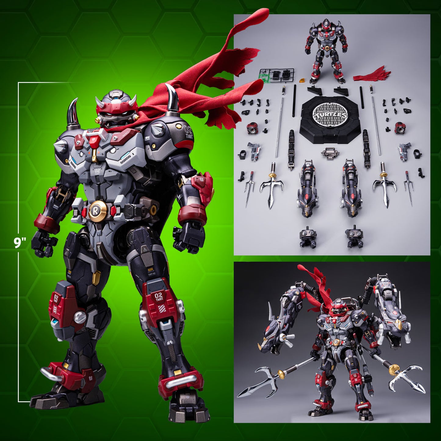 BACK ORDER – HEAT BOYS HB0095 TEENAGE MUTANT NINJA TURTLES RAPHAEL 40TH ANNIVERSARY VER.