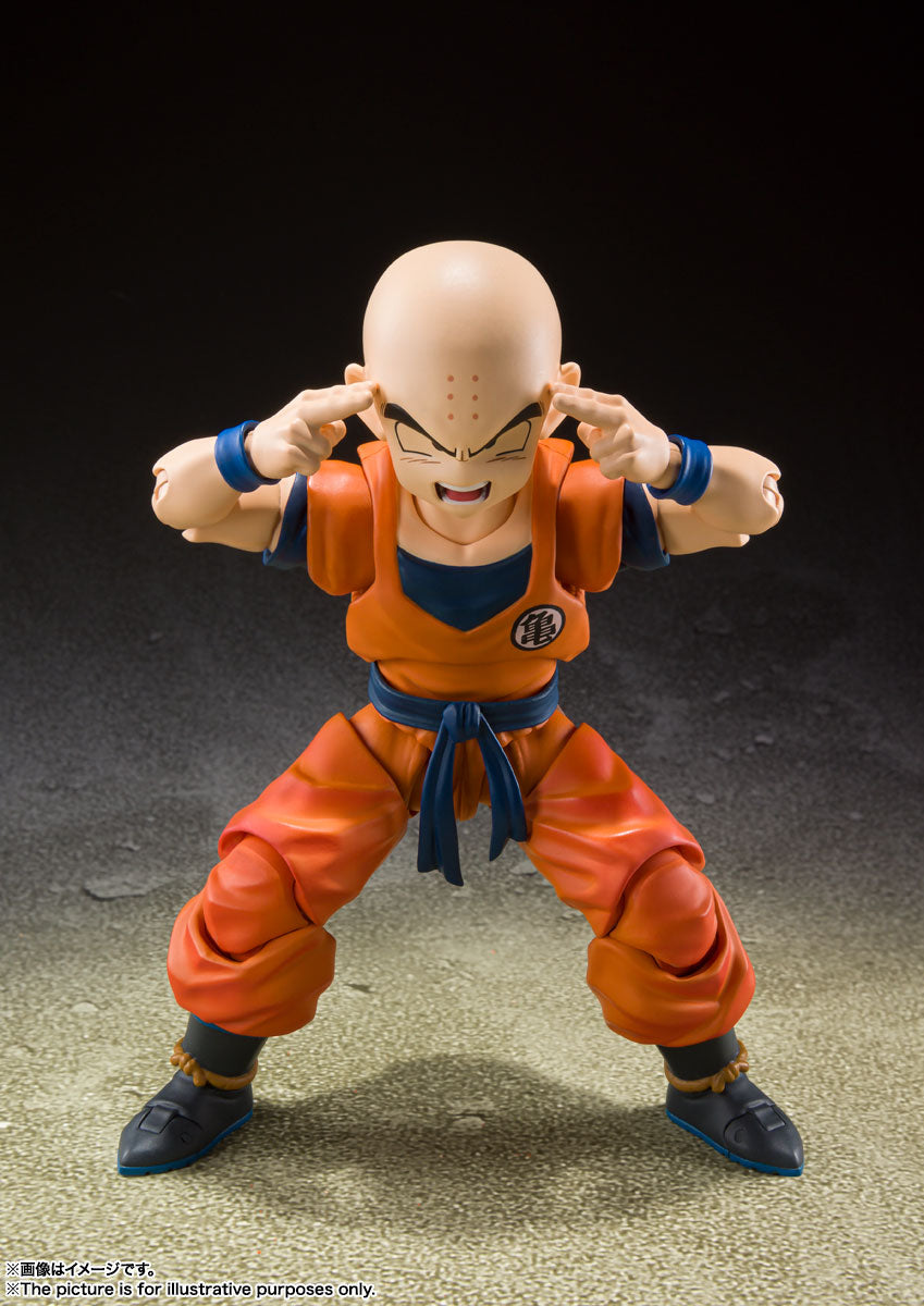 PRE ORDER – S.H.FIGUARTS DRAGON BALL Z - KRILLIN - EARTH'S STRONGEST MAN