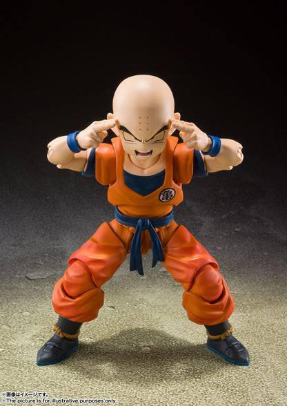 PRE ORDER – S.H.FIGUARTS DRAGON BALL Z - KRILLIN - EARTH'S STRONGEST MAN