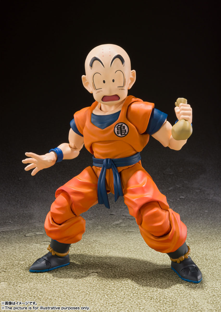 PRE ORDER – S.H.FIGUARTS DRAGON BALL Z - KRILLIN - EARTH'S STRONGEST MAN