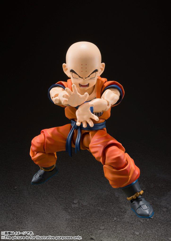 PRE ORDER – S.H.FIGUARTS DRAGON BALL Z - KRILLIN - EARTH'S STRONGEST MAN