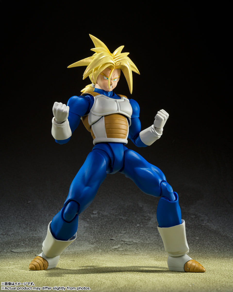 BACK ORDER – S.H.FIGUARTS DRAGON BALL - SUPER SAIYAN TRUNKS - INFINITE LATENT SUPER POWER