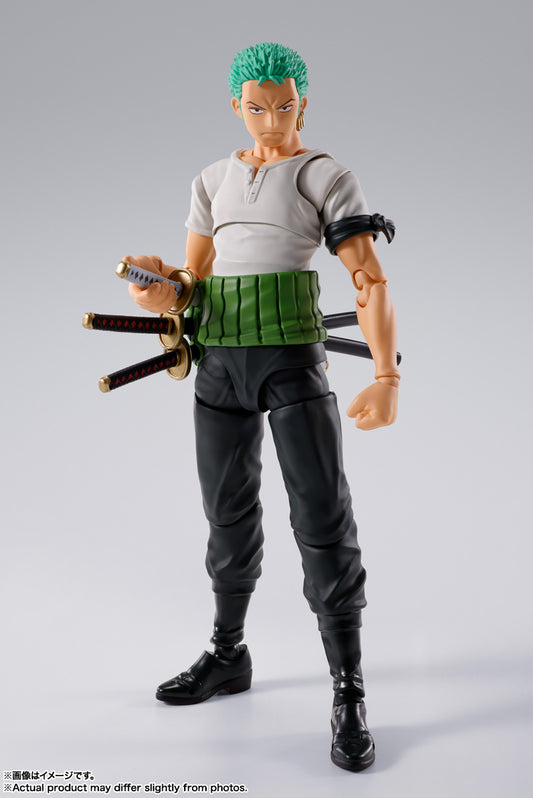 BACK ORDER – S.H.FIGUARTS ONE PIECE - RORONOA ZORO - ROMANCE DAWN