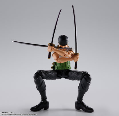 BACK ORDER – S.H.FIGUARTS ONE PIECE - RORONOA ZORO - ROMANCE DAWN