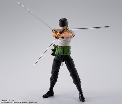BACK ORDER – S.H.FIGUARTS ONE PIECE - RORONOA ZORO - ROMANCE DAWN