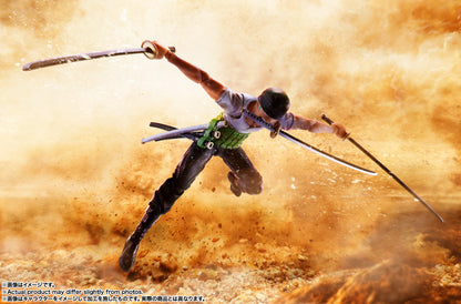 BACK ORDER – S.H.FIGUARTS ONE PIECE - RORONOA ZORO - ROMANCE DAWN