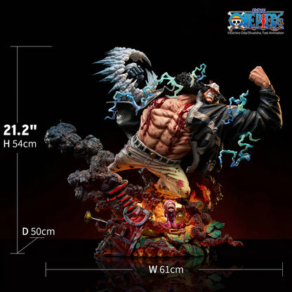 PRE ORDER – JIMEI PALACE X ANIKINGDOM 1/6 54CM ONE PIECE BARTHOLOMEW KUMA STATUE AK-200594