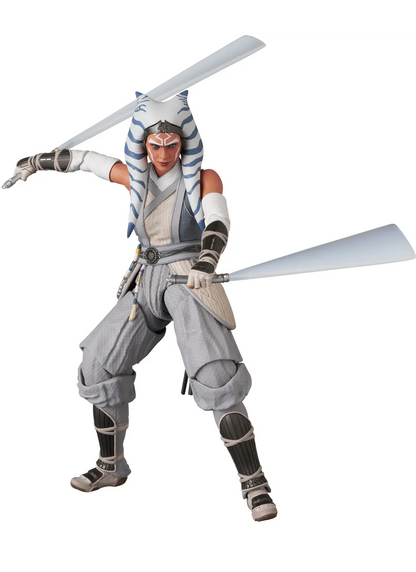 PRE ORDER – MEDICOM TOY - MAFEX STAR WARS - AHSOKA TANO WHITE COSTUME