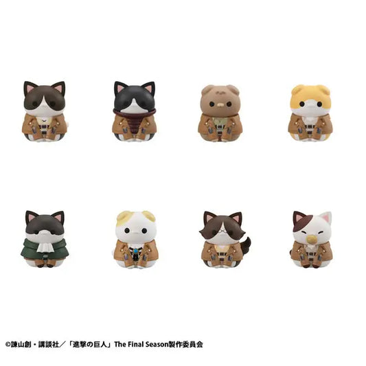 PRE ORDER – MEGA CAT PROJECT ATTACK ON TITAN - ATTACK ON TINYAN - GATHERING / SURVEY SCOUT REGIMENT DANYAN! （REPEAT） (BOX OF 8)