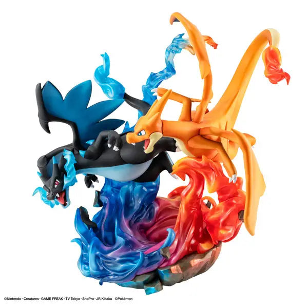 PRE ORDER – G.E.M. EX SERIES POKÉMON - MEGA CHARIZARD X & MEGA CHARIZARD Y COMPLETE FIGURES
