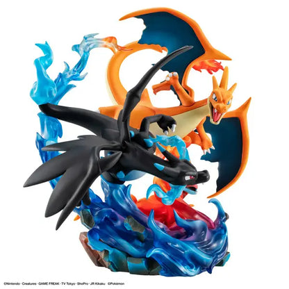 PRE ORDER – G.E.M. EX SERIES POKÉMON - MEGA CHARIZARD X & MEGA CHARIZARD Y COMPLETE FIGURES
