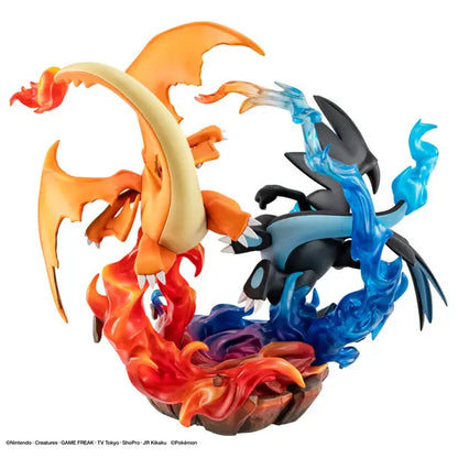 PRE ORDER – G.E.M. EX SERIES POKÉMON - MEGA CHARIZARD X & MEGA CHARIZARD Y COMPLETE FIGURES