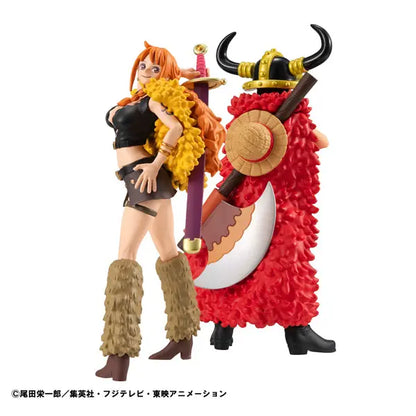 PRE ORDER – WALLSTAR ONE PIECE - MONKEY D. LUFFY & NAMI SET (VER. ELBAPH) (WITH GIFT)