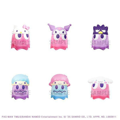 PRE ORDER – BOX OF 6 - PAC-MAN × SANRIO CHARACTERS CHIBICOLLECT FIGURE VOL.2 CLEAR COLOR VER.