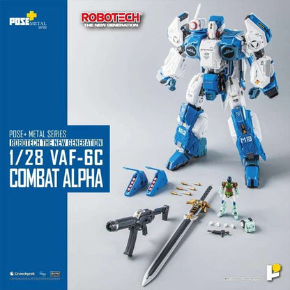 PRE ORDER – POSE+ METAL 1/28 VAF-6C COMBAT ALPHA FIGHTER