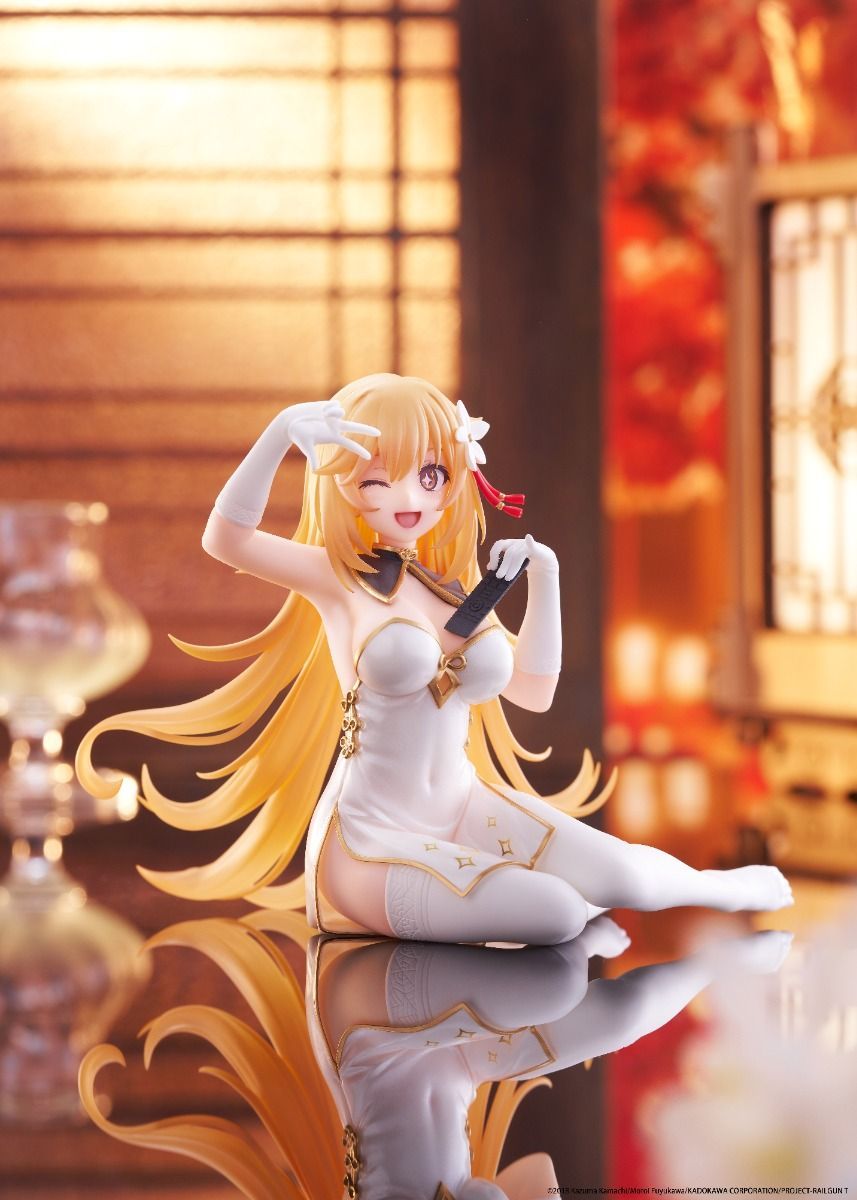 PRE ORDER – A CERTAIN SCIENTIFIC RAILGUN DESKTOP CUTE FIGURE - MISAKI SHOKUHO (CHINESE DRESS VER.)