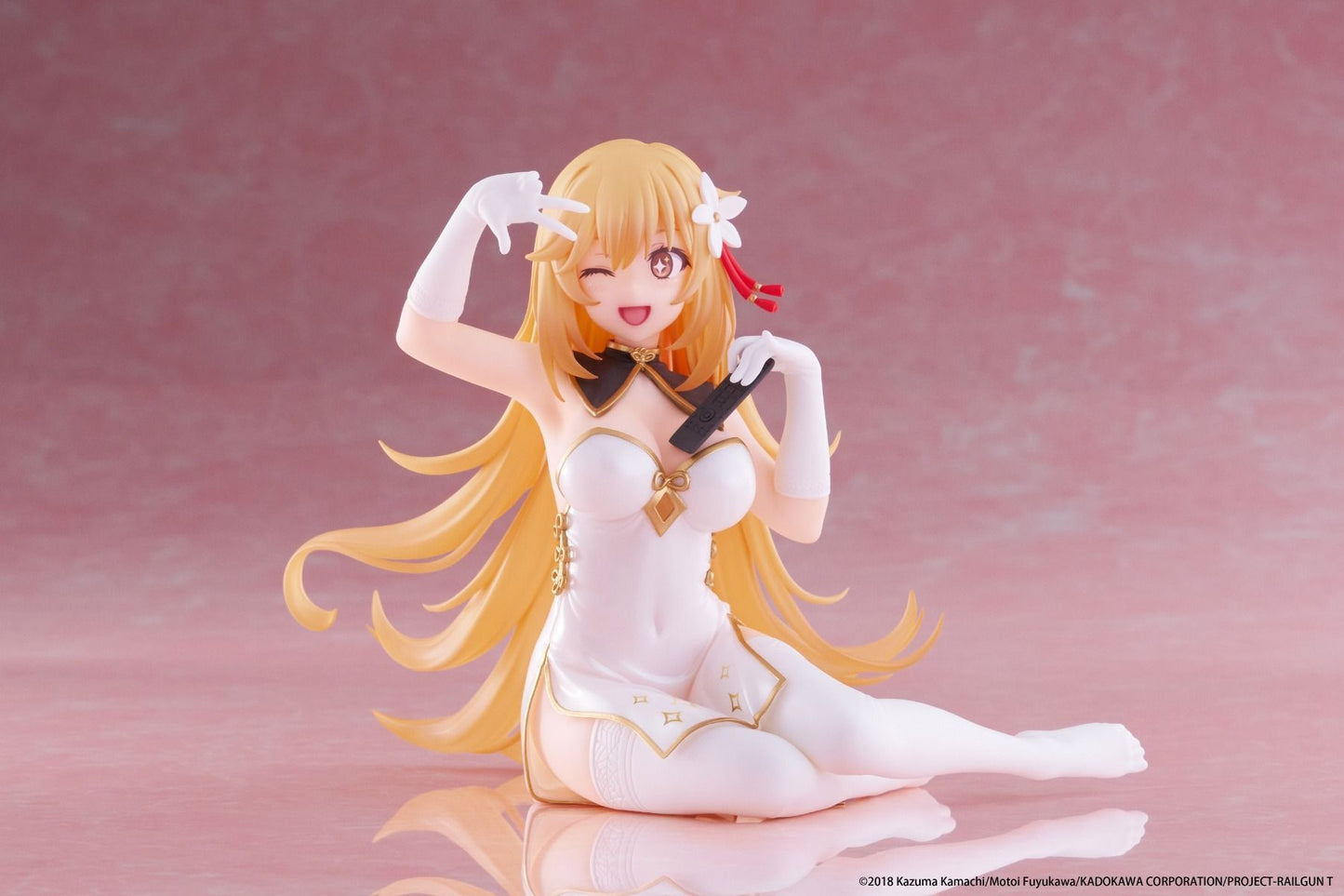 PRE ORDER – A CERTAIN SCIENTIFIC RAILGUN DESKTOP CUTE FIGURE - MISAKI SHOKUHO (CHINESE DRESS VER.)