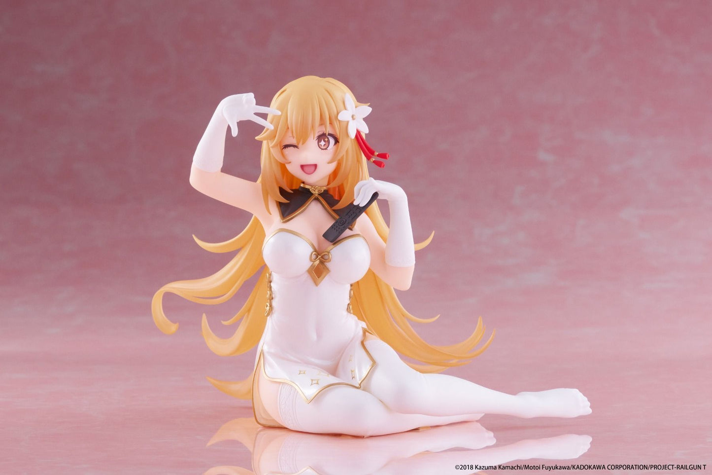 PRE ORDER – A CERTAIN SCIENTIFIC RAILGUN DESKTOP CUTE FIGURE - MISAKI SHOKUHO (CHINESE DRESS VER.)