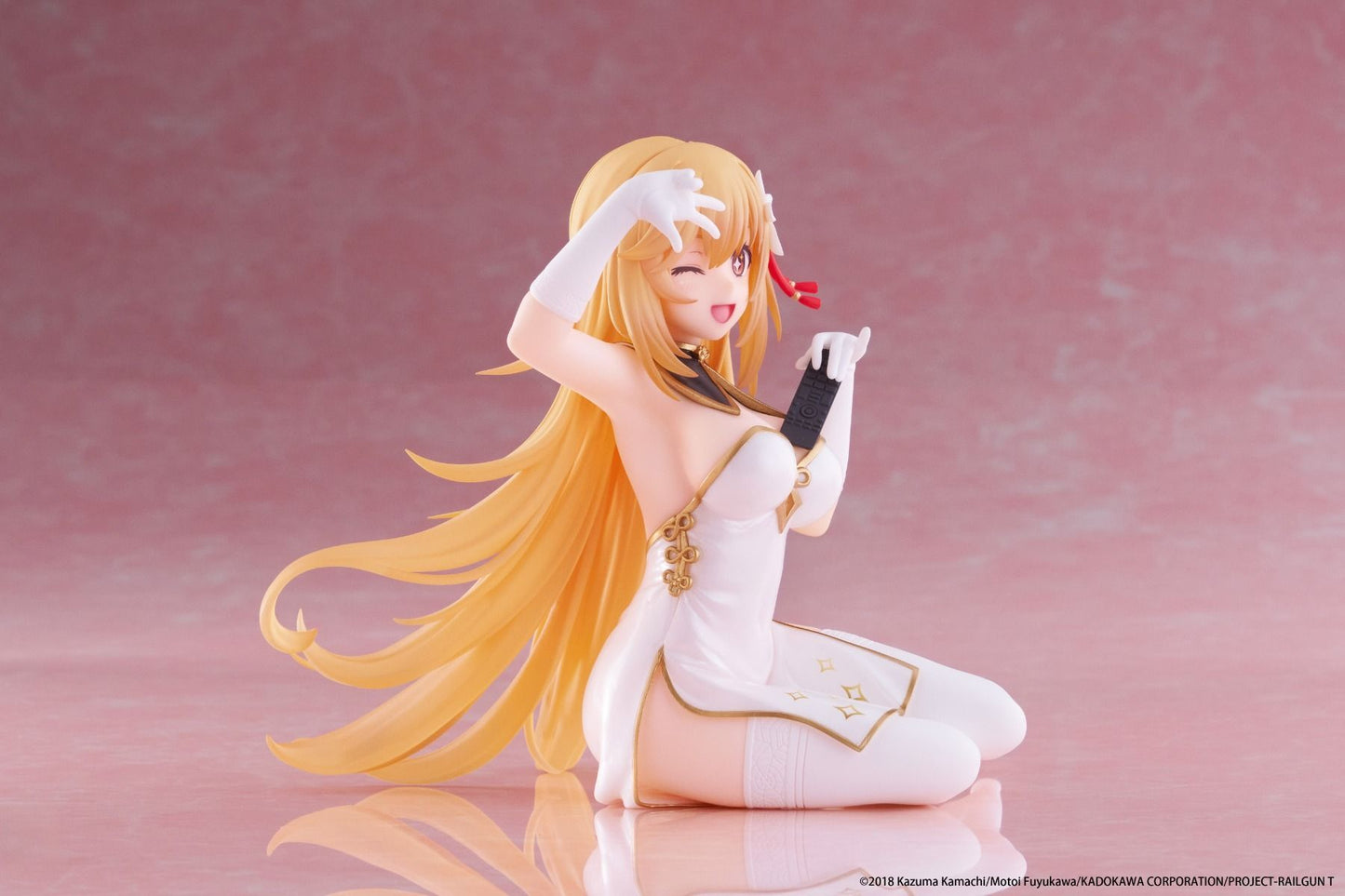 PRE ORDER – A CERTAIN SCIENTIFIC RAILGUN DESKTOP CUTE FIGURE - MISAKI SHOKUHO (CHINESE DRESS VER.)