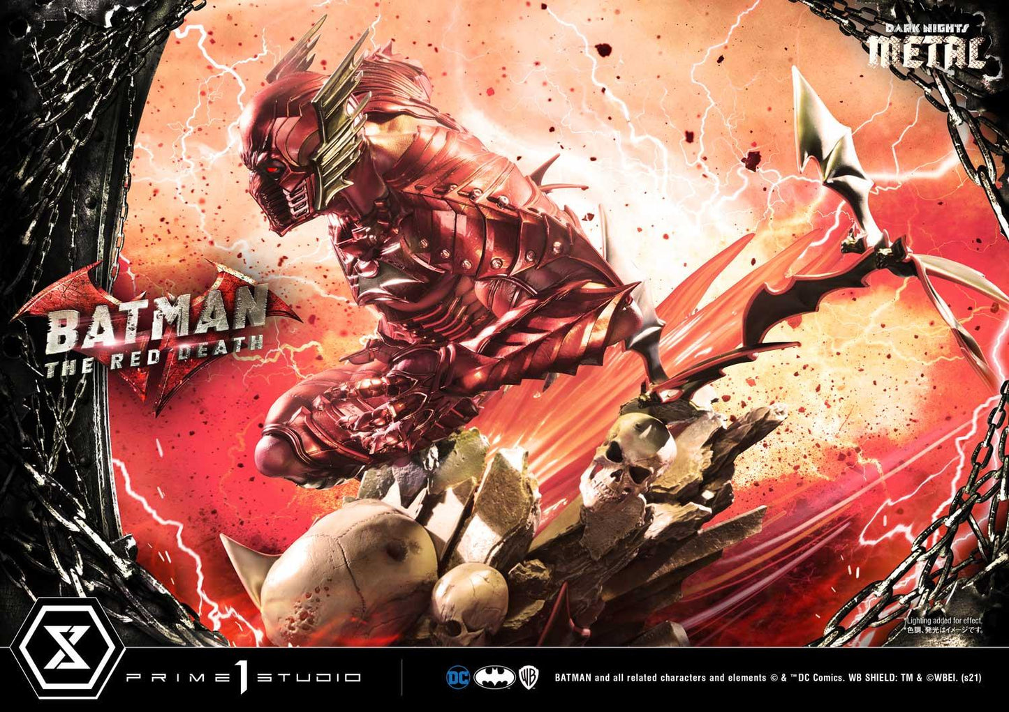 PRE ORDER – 1/3 MMDCMT-07EX : MUSEUM MASTERLINE DARK NIGHT : METAL (COMICS) THE RED DEATH EX-VERSION