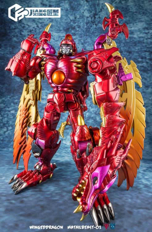 PRE ORDER – METAL BEAST-01 WINGED DRAGON DUAL CHANGER (REISSUE)