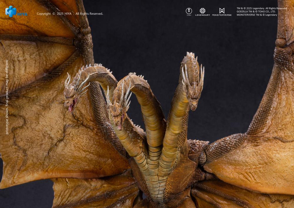 PRE ORDER – GODZILLA KING OF THE MONSTERS - KING GHIDORAH 2.0 (RERUN) 35CM - EBG0234
