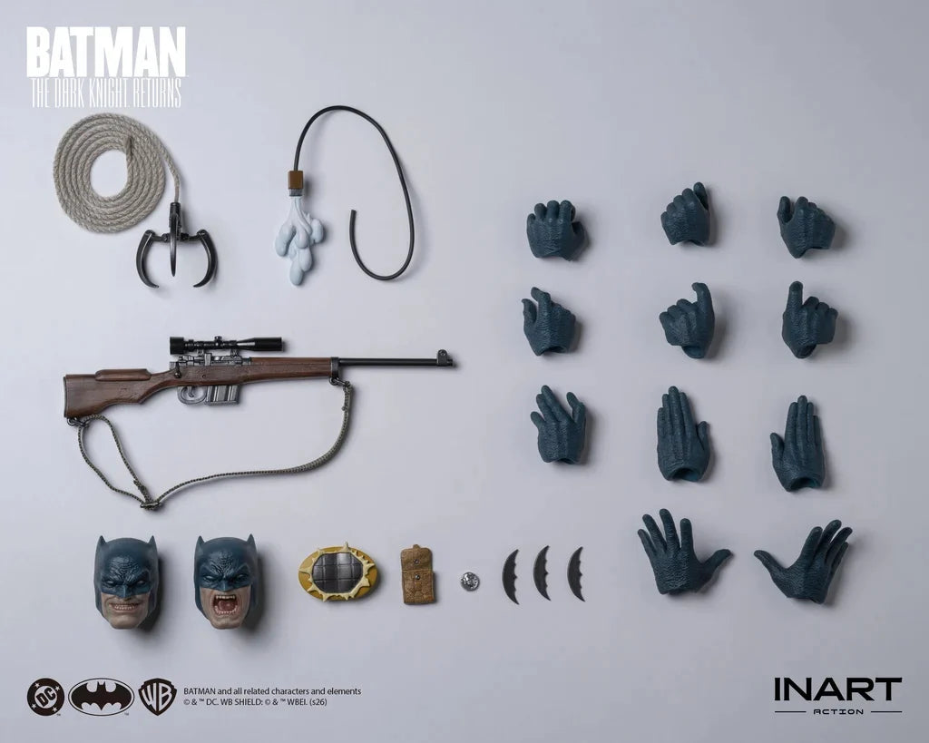 PRE ORDER – 1/12 BATMAN: THE DARK KNIGHT RETURNS - BATMAN BLUE SUIT ACTION FIGURE
