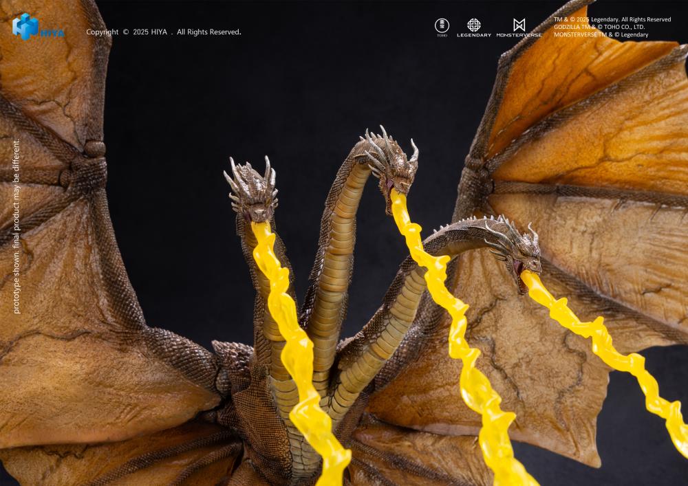 PRE ORDER – GODZILLA KING OF THE MONSTERS - KING GHIDORAH 2.0 (RERUN) 35CM - EBG0234