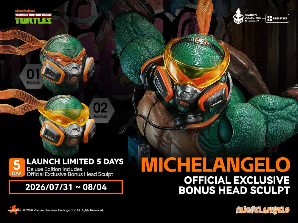 PRE ORDER – TMNT MICHELANGELO (DELUXE)
