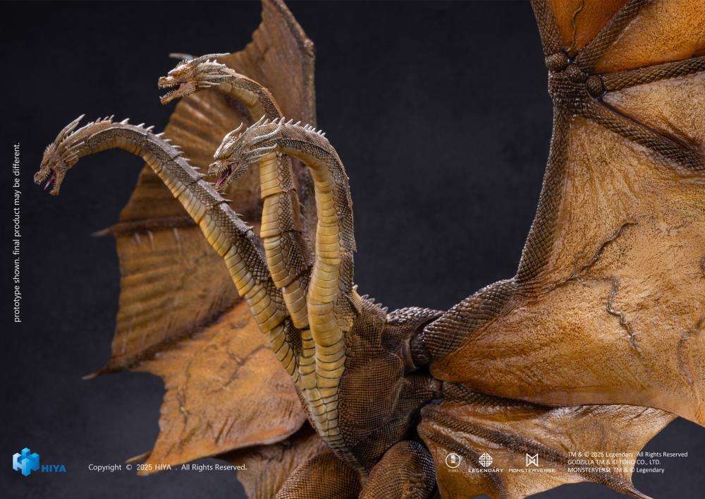 PRE ORDER – GODZILLA KING OF THE MONSTERS - KING GHIDORAH 2.0 (RERUN) 35CM - EBG0234