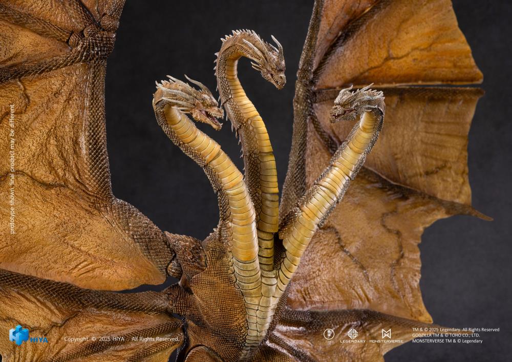 PRE ORDER – GODZILLA KING OF THE MONSTERS - KING GHIDORAH 2.0 (RERUN) 35CM - EBG0234