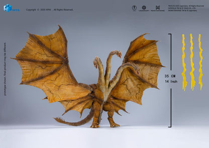 PRE ORDER – GODZILLA KING OF THE MONSTERS - KING GHIDORAH 2.0 (RERUN) 35CM - EBG0234
