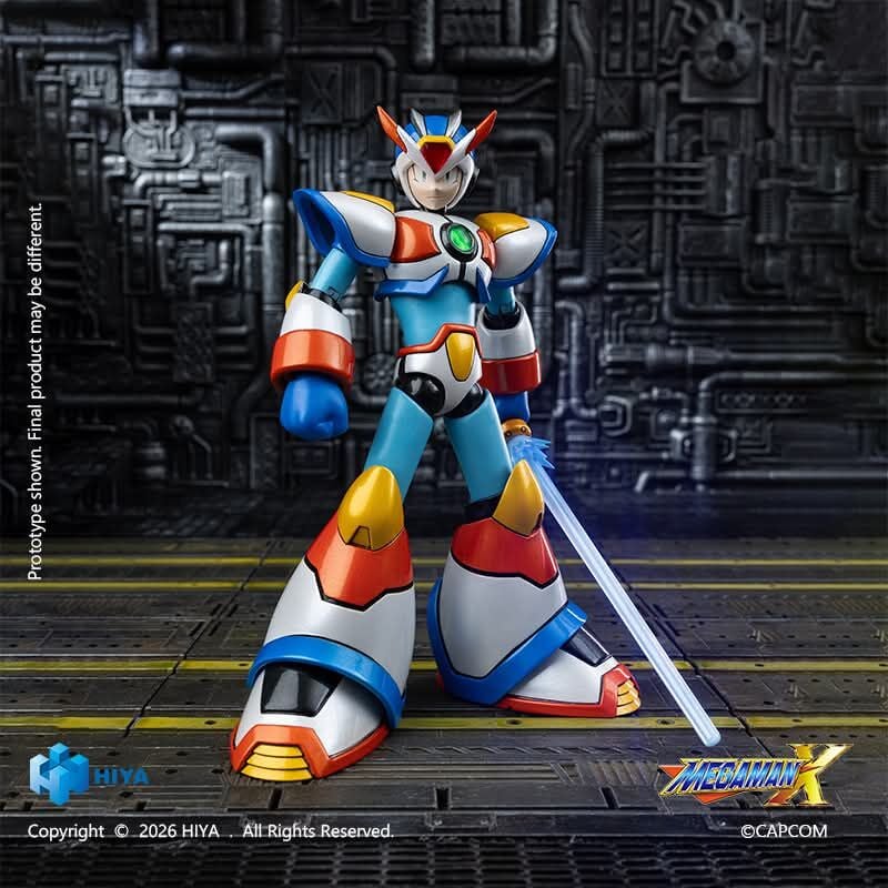 PRE ORDER – HIYA TOYS - MEGA MAN X SERIES - X THIRD ARMOR 14.7CM - ACTION FIGURE