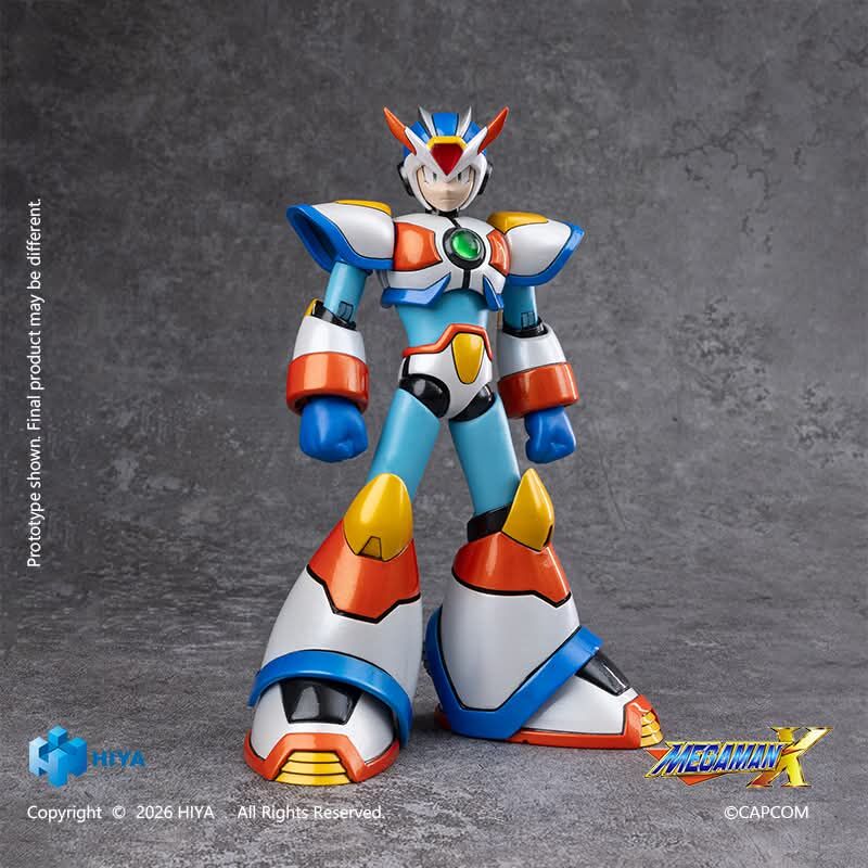 PRE ORDER – HIYA TOYS - MEGA MAN X SERIES - X THIRD ARMOR 14.7CM - ACTION FIGURE