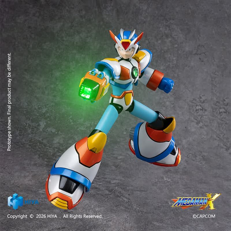 PRE ORDER – HIYA TOYS - MEGA MAN X SERIES - X THIRD ARMOR 14.7CM - ACTION FIGURE