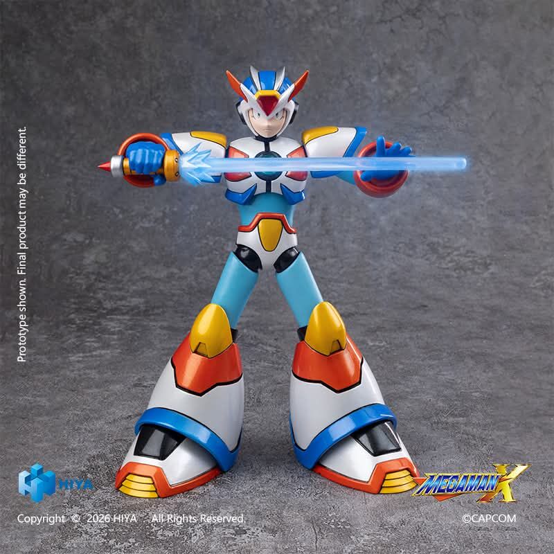 PRE ORDER – HIYA TOYS - MEGA MAN X SERIES - X THIRD ARMOR 14.7CM - ACTION FIGURE