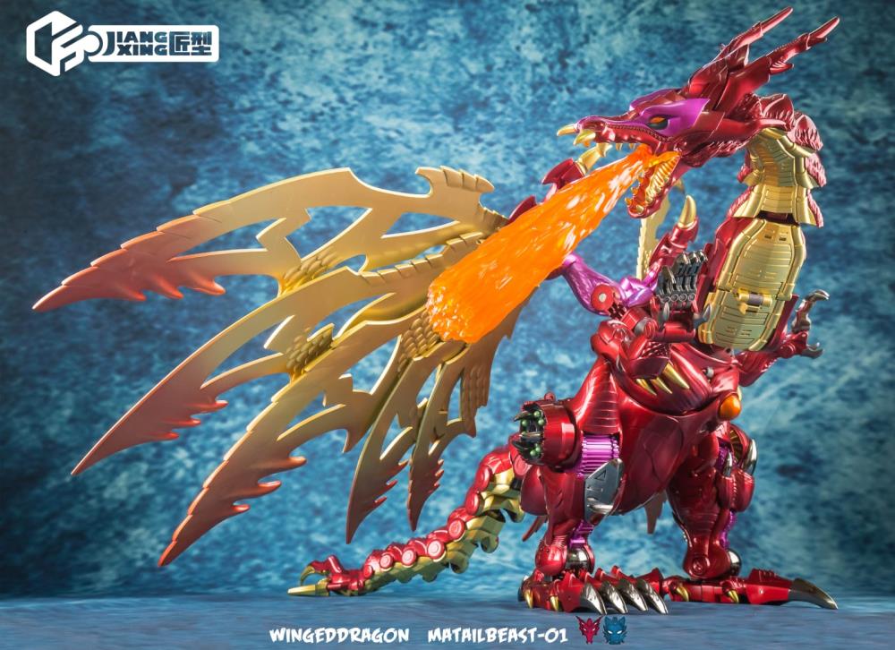 PRE ORDER – METAL BEAST-01 WINGED DRAGON DUAL CHANGER (REISSUE)