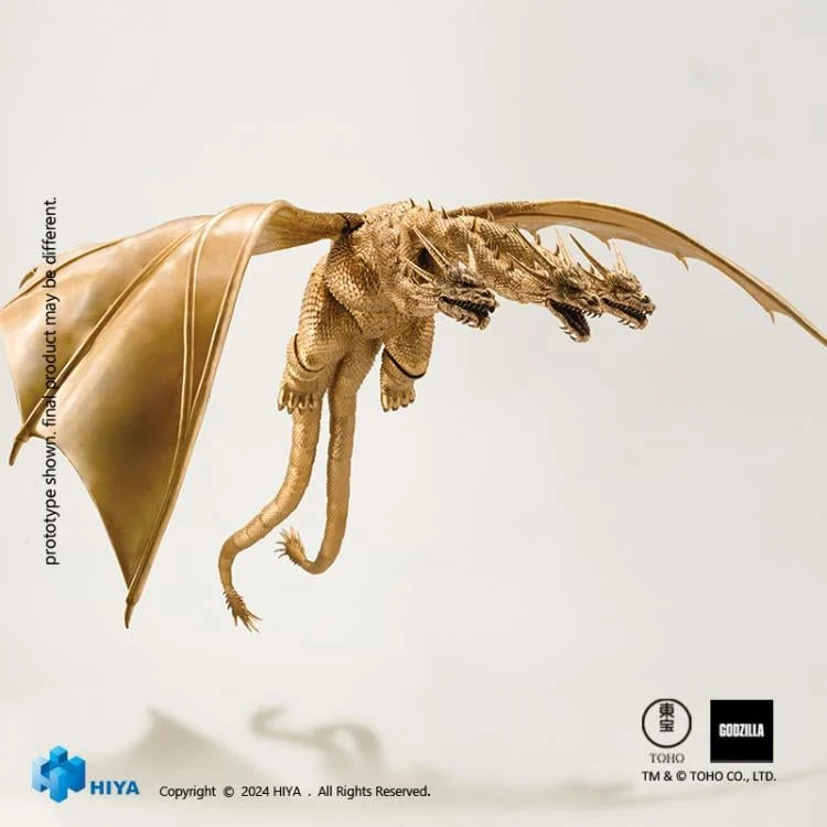 PRE ORDER – HIYA EXQUISITE BASIC - GODZILLA VS KING GHIDORAH (1991) - MECHANICAL KING GHIDORAH (BATTLE DAMAGED VERSION)