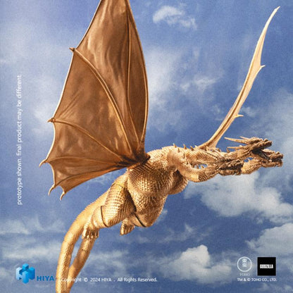 PRE ORDER – HIYA EXQUISITE BASIC - GODZILLA VS KING GHIDORAH (1991) - MECHANICAL KING GHIDORAH (BATTLE DAMAGED VERSION)