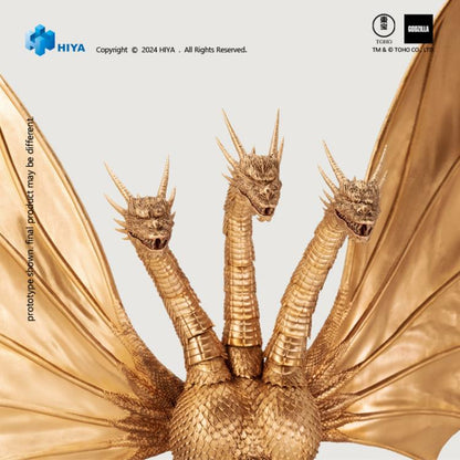 PRE ORDER – HIYA EXQUISITE BASIC - GODZILLA VS KING GHIDORAH (1991) - MECHANICAL KING GHIDORAH (BATTLE DAMAGED VERSION)