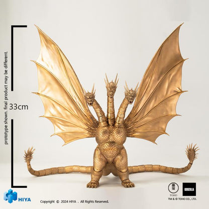 PRE ORDER – HIYA EXQUISITE BASIC - GODZILLA VS KING GHIDORAH (1991) - MECHANICAL KING GHIDORAH (BATTLE DAMAGED VERSION)