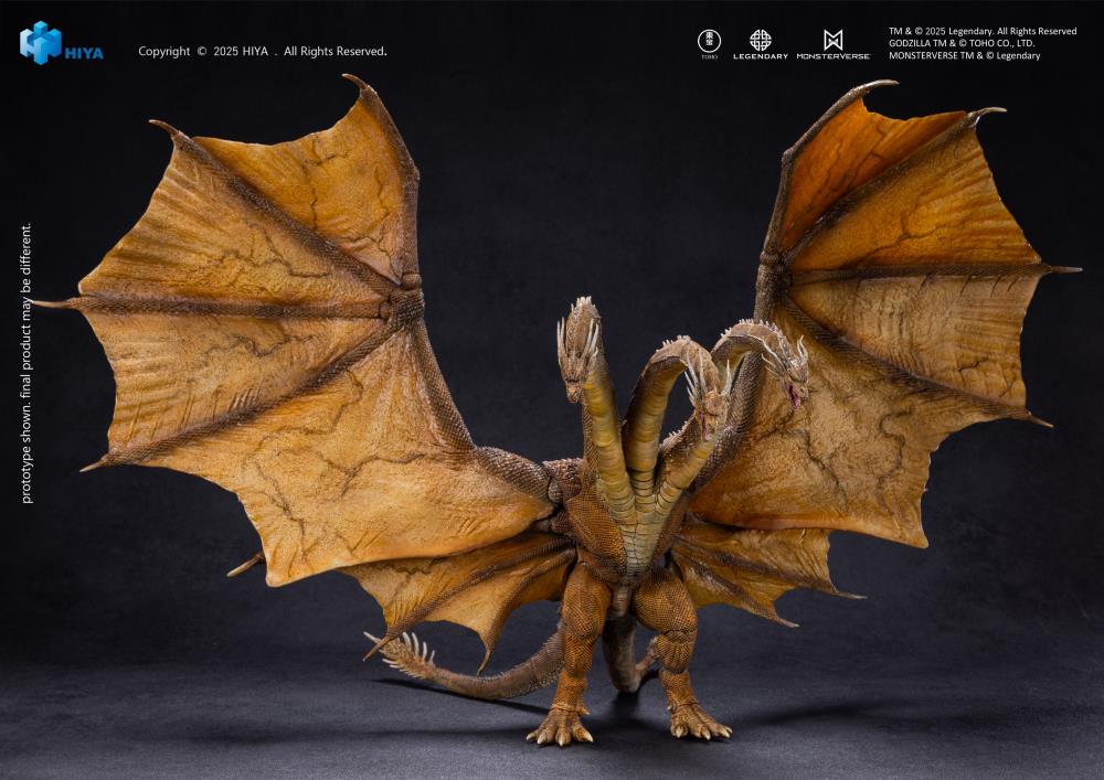 PRE ORDER – GODZILLA KING OF THE MONSTERS - KING GHIDORAH 2.0 (RERUN) 35CM - EBG0234