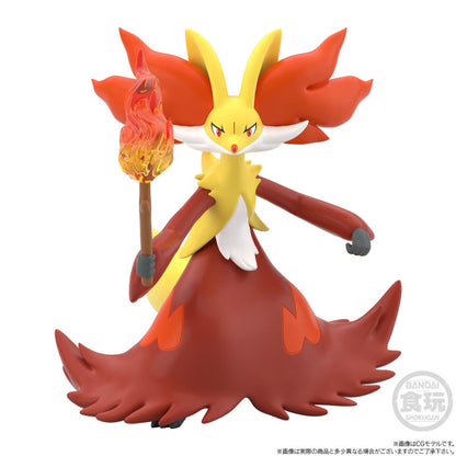 PRE ORDER – POKÉMON SCALE WORLD KALOS REGION CALEM & CHESNAUGHT & DELPHOX
