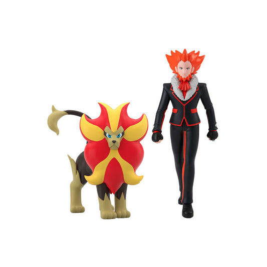 PRE ORDER – POKÉMON SCALE WORLD KALOS REGION LYSANDRE & PYROAR W/O GUM