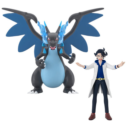 BACK ORDER – POKÉMON SCALE WORLD KALOS REGION PROFESSOR AUGUSTINE SYCAMORE & MEGA CHARIZARD X