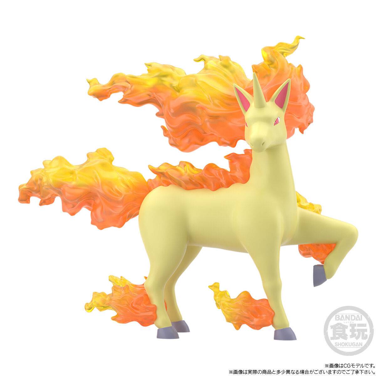 PRE ORDER – POKÉMON SCALE WORLD KANTO REGION BLAINE & RAPIDASH & MAGMAR W/O GUM